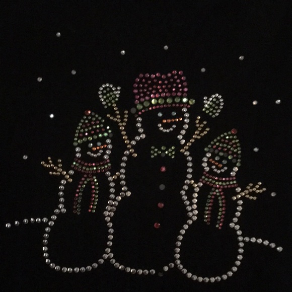 Buy one get one free-Snowman Black long sleeved shirt - Picture 2 of 3